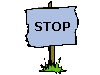 A sign that says STOP